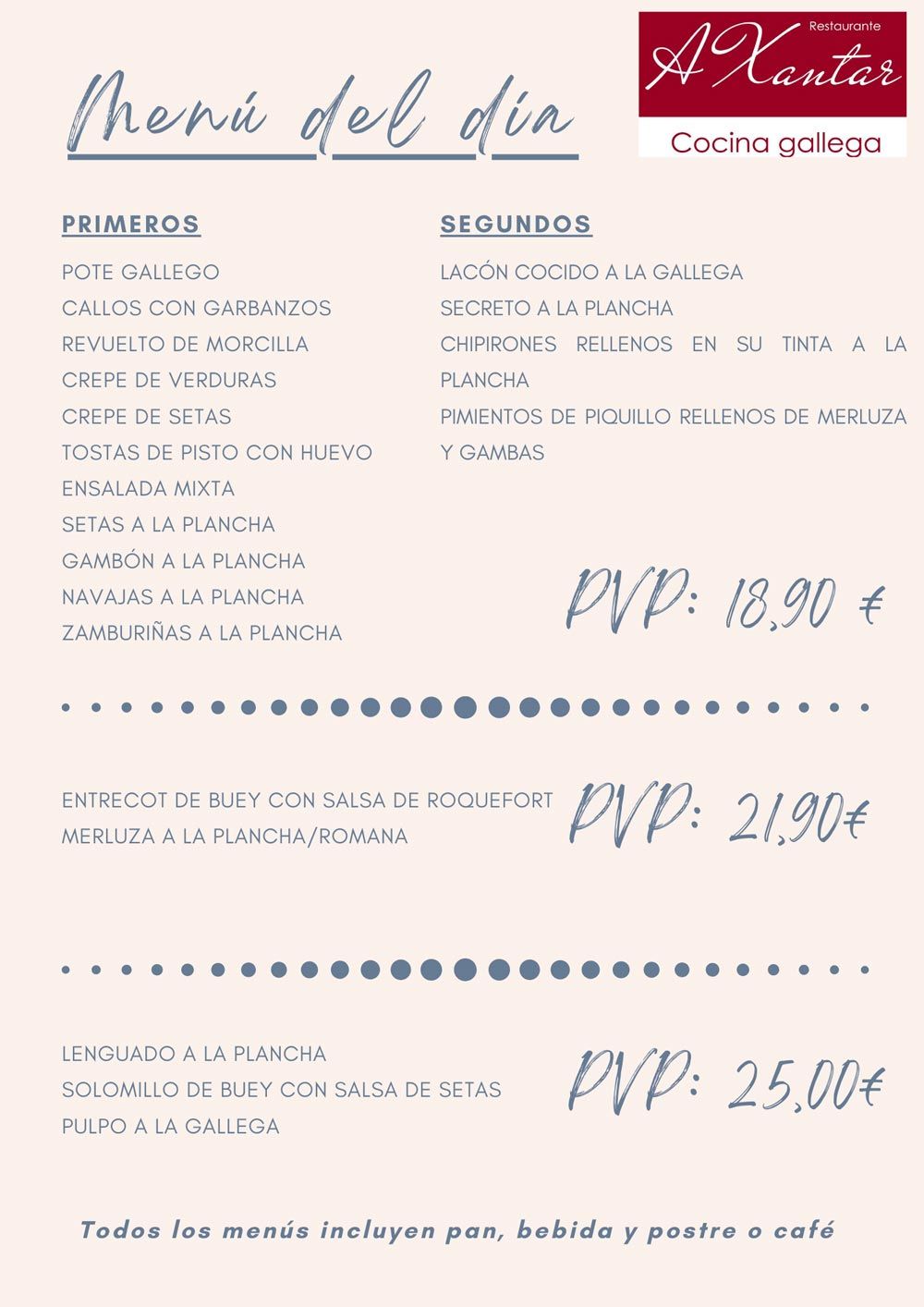 Carta A Xantar